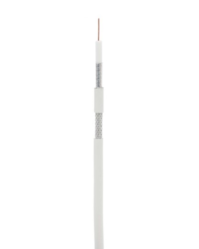 RG-6 CCS, In, PVC (EC-C2-32123A-WT-1). Кабель коаксиальный омедненный. NETLAN в Абакане