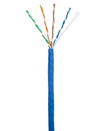 U/UTP 4pair, Cat5e, In, PVC (EC-UU004-5E-PVC-BL). Кабель «витая пара» (LAN) для структурированных систем связи. NETLAN в Абакане
