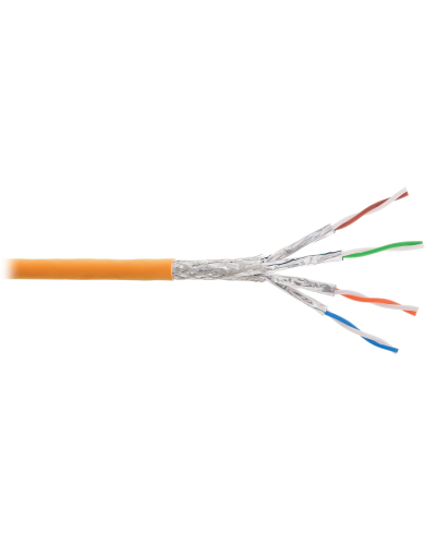 S/FTP, 4pair, Cat.6a, Solid, In, LSZH (NKL 9355C-OR). Кабель «витая пара» (LAN) для структурированных систем связи. NIKOLAN в Абакане