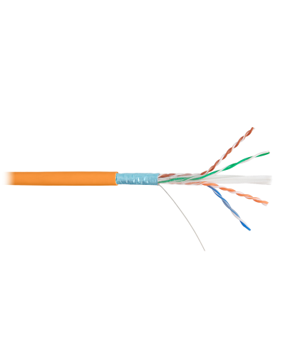 F/UTP 4pair, Cat6, Solid, In, PVC (NKL 9240C-OR). Кабель «витая пара» (LAN) для структурированных систем связи. NIKOLAN в Абакане