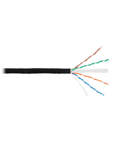 U/UTP 4pair, Cat6a, Solid, In/Out, нг(А)-HF (NMC 4155C-BK). Кабель «витая пара» (LAN) для структурированных систем связи. NIKOMAX в Абакане