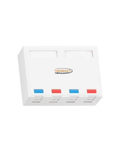 NMC-MB4P-ST-WT. Корпус настенной розетки. NIKOMAX в Абакане