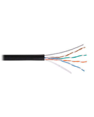 U/UTP 4pair, Cat5e, Solid, Out, SW, PVC (NMC 4805B-BK). Кабель «витая пара» (LAN) для структурированных систем связи. NIKOMAX в Абакане