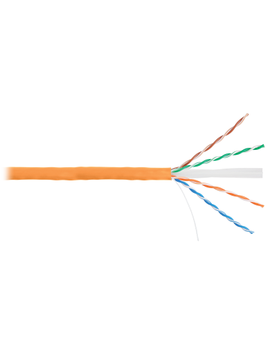 U/UTP 4pair, Cat6a, Solid, In, нг(А)-HF (NMC 4155C-OR). Кабель «витая пара» (LAN) для структурированных систем связи. NIKOMAX в Абакане