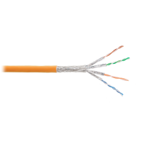 S/FTP 4pair, Cat7, Solid, In, нг(А)-HF (NMC 4565C-OR). Кабель «витая пара» (LAN) для структурированных систем связи. NIKOMAX
