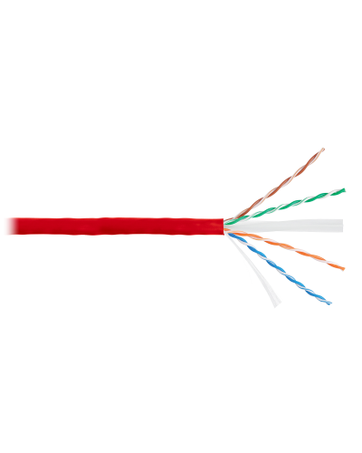 U/UTP 4pair, Cat6, Solid, In, нг(А)-HF (NMC 4140C-RD). Кабель «витая пара» (LAN) для структурированных систем связи. NIKOMAX в Абакане