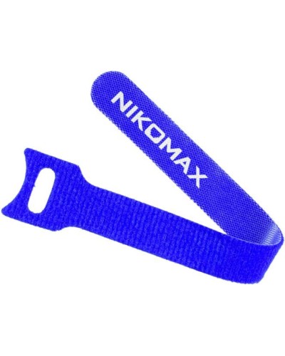 NMC-CTV150-12-SB-BL-10 (10шт). Стяжка-липучка с мягкой пряжкой. NIKOMAX в Абакане