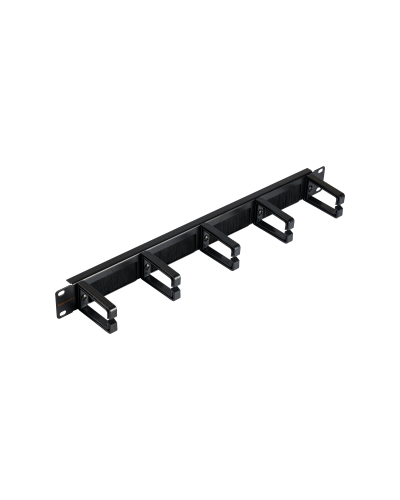 NMC-OP530HB-1U-BK-2 (2 шт). Кабельный органайзер 19 с щёточным вводом. NIKOMAX в Абакане