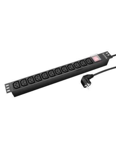 NTSS-PDU-DA2039 гор.размещ. 12xC13 базовые 16A Schuko 2м. Блок розеток 19. NTSS в Абакане