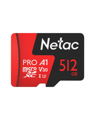 NT02P500PRO-512G-R. Карта памяти microSDXC, 512 ГБ, Class 10. Netac в Абакане