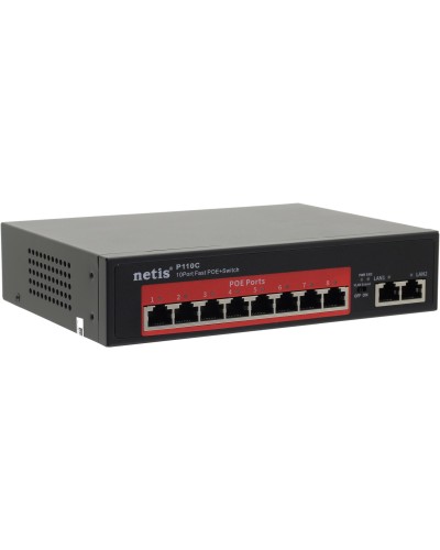 Netis P110C. Коммутатор сетевой PoE неуправляемый. Netis в Абакане