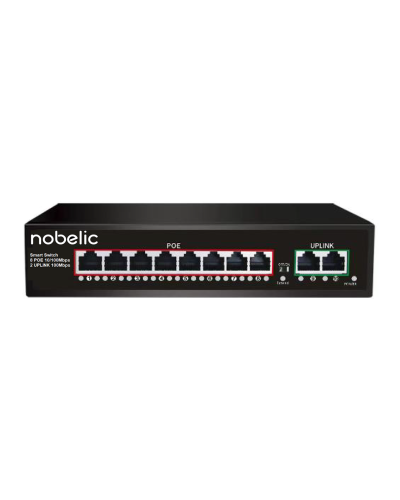 NBLS-1008P. Коммутатор неуправляемый 8-портовый. Nobelic в Абакане