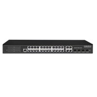 SW-8244/L(400W). Коммутатор 24-портовый  Gigabit Ethernet с PoE. OSNOVO