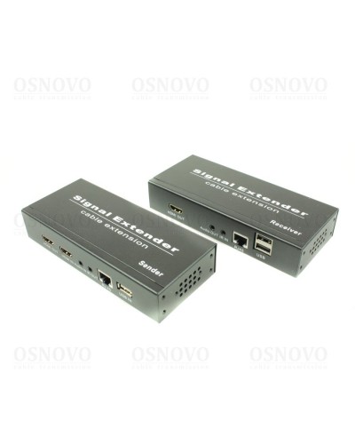 TLN-HiKM2+RLN-HiKM2. Удлинитель HDMI, ИК-сигнала, 2*USB. OSNOVO в Абакане