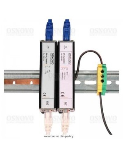 SP-IP/1000D. Устройство грозозащиты цепей Ethernet. OSNOVO в Абакане