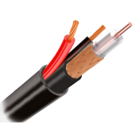 КВК-П 2х0.75 (outdoor) CCA Light. Кабель комбинированный для систем видеонаблюдения. Optimus