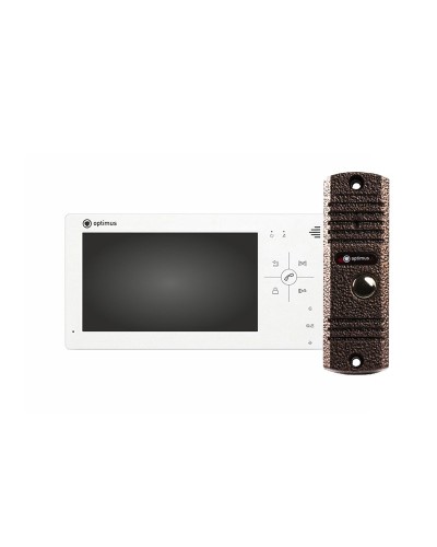 VM-7.0 (w)+ DS-700L (медь). Комплект видеодомофона. Optimus в Абакане
