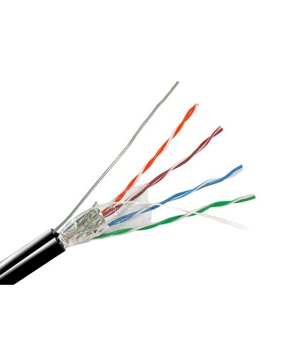 FTP-5e 4х2х0.51 Cu (outdoor) С ТРОСОМ. Кабель «витая пара» (LAN) для структурированных систем связи. Optimus в Абакане