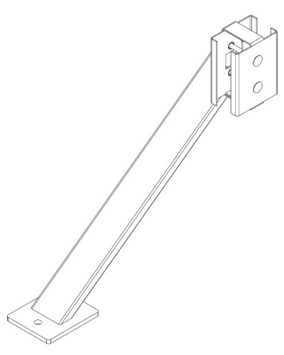 PERCo-MB-16.9. Упор для стоек секции ограждения. PERCo в Абакане