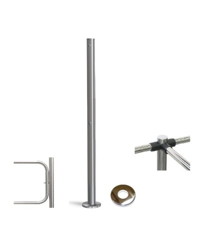 PERCo-BH02 2-16 с крышкой. Стойка с отверстием под стопорный механизм поворотной секции. PERCo в Абакане
