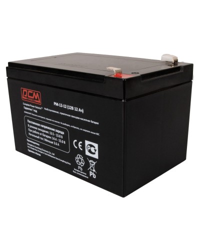 PM-12-12. Аккумулятор герметичный свинцово-кислотный. POWERCOM в Абакане