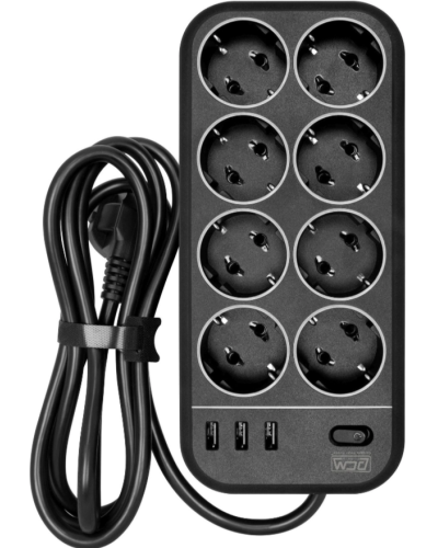 SP-08 USB03AB 1,8 M. Сетевой фильтр. POWERCOM в Абакане