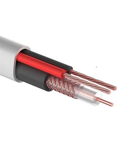 КВК-В-2+2x0,50 мм² (Cu/Cu) белый PROconnect (01-4213). Кабель комбинированный для систем видеонаблюдения. PROCONNECT в Абакане