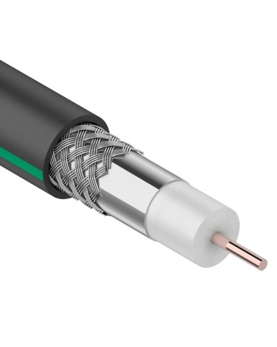 SAT 703 B, Cu/Al/Al, 75%, 75 Ом, 100 м, черный OUTDOOR. PROconnect. (01-2436-1). Кабель коаксиальный радиочастотный. PROCONNECT в Абакане