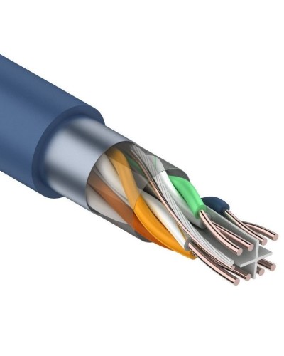 F/UTP, CAT 6, PVC, 4PR, 23AWG, омедненный INDOOR, SOLID, серый, 305м, PROconnect (01-0147-3). Кабель «витая пара» (LAN) для структурированных систем связи. PROCONNECT в Абакане