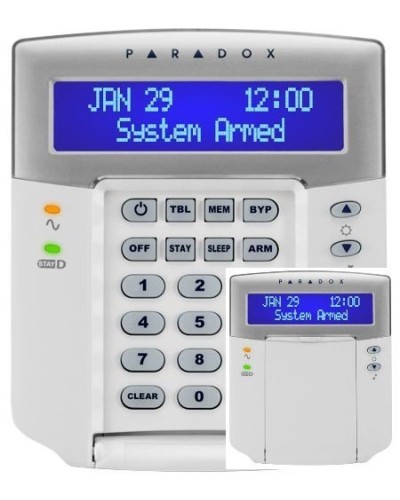 K32LCD+. Проводная ЖК-клавиатура. Paradox в Абакане