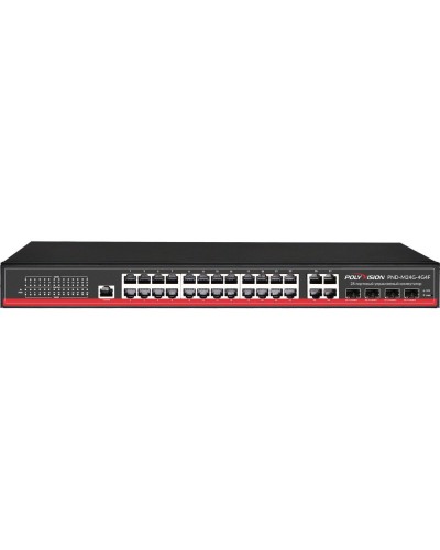 PND-M24G-4G4F. Коммутатор управляемый оптический 28 портовый. Polyvision в Абакане