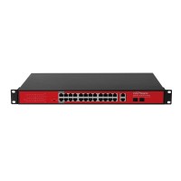 PND-24P-2G2F-BT2 (300W). Коммутатор неуправляемый 26-портовый с функцией PoE. Polyvision