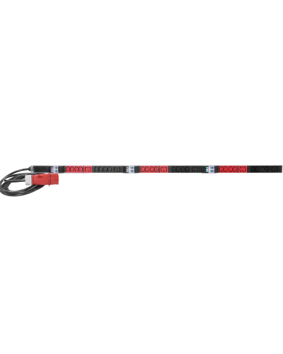 R-MC8-3x32-24C13-6C19-A-MI-1820-3-3PN. Вертикальный блок розеток. REM в Абакане
