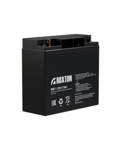 RBT-12V17AH. Аккумулятор герметичный свинцово-кислотный. ROXTON в Абакане