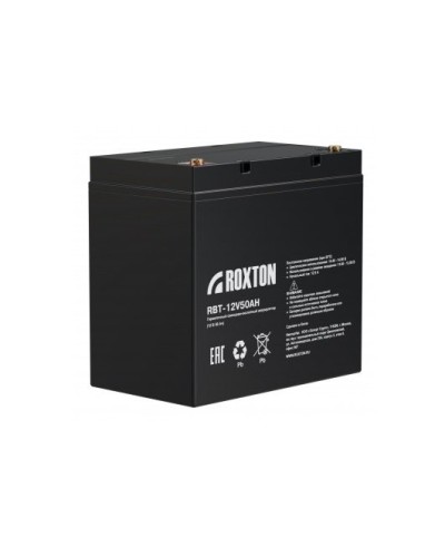 RBT-12V50AH. Аккумулятор герметичный свинцово-кислотный. ROXTON в Абакане