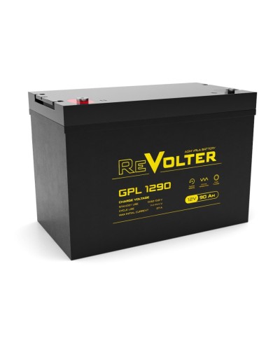 Revolter GPL 1290. Аккумулятор автомобильный герметичный свинцово-кислотный. Revolter в Абакане