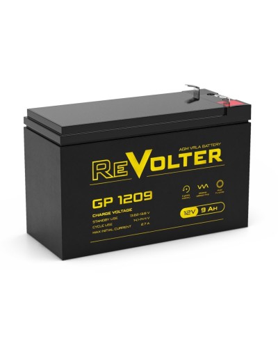 Revolter GP 1209. Аккумулятор автомобильный герметичный свинцово-кислотный. Revolter в Абакане