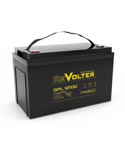 Revolter GPL 12100. Аккумулятор автомобильный герметичный свинцово-кислотный. Revolter в Абакане