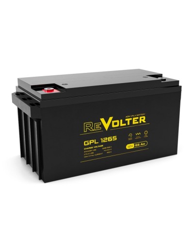 Revolter GPL 1265. Аккумулятор автомобильный герметичный свинцово-кислотный. Revolter в Абакане