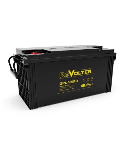 Revolter GPL 12120. Аккумулятор автомобильный герметичный свинцово-кислотный. Revolter в Абакане