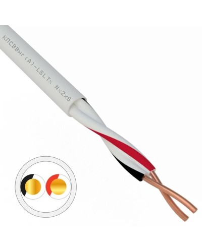 КПСВВнг(А)-LSLTx 1х2х1,5 REXANT (01-4873). Кабель для систем передачи данных пониженной пожароопасности c низким дымо- и газовыделением, с низкой токсичностью продуктов горения. Rexant в Абакане