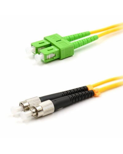 Патч-корд оптический переходной (SM), 9/125 (OS2), SC/APC-FC/UPC, (Duplex), PVC, 5м REXANT (50-2857-1): Патч-корд оптический в Абакане