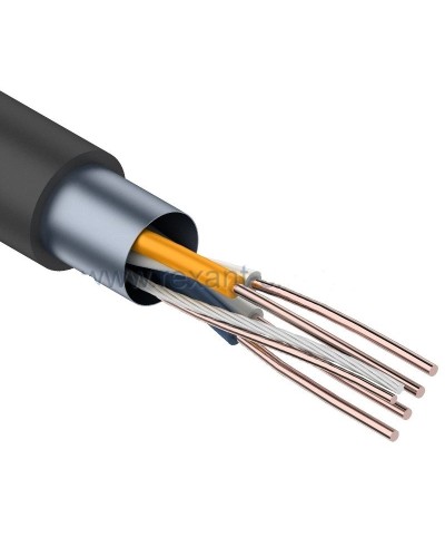 F/UTP, CAT 5e, PE, 2PR, 24AWG, OUTDOOR, SOLID, черный, 305м, REXANT (01-0124). Кабель «витая пара» (LAN) для структурированных систем связи. Rexant в Абакане