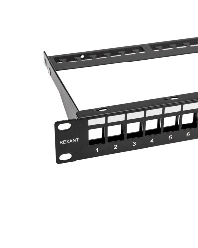 Панель коммутационная наборная 19", 1U, 24 порта, UTP REXANT PRO (02-0053): Патч-панель 19" в Абакане