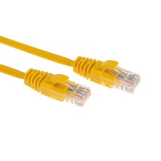 Патч-корд U/UTP, CAT 5e, RJ45-RJ45, 26AWG, LSZH, желтый, 1м  REXANT (02-0105-1). Патч-корд UTP. Rexant