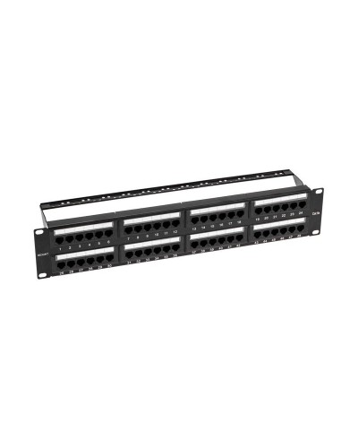 Панель коммутационная с кабельными органайзерами 19", 2U, 48 портов, UTP, RJ-45, CAT 5e REXANT PRO (02-0032): Патч-панель 19" в Абакане