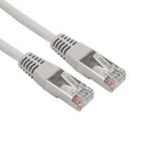 Патч-корд F/UTP, CAT 5e, RJ45-RJ45, 26AWG, LSZH, серый, 1м  REXANT (02-0110-1). Патч-корд FTP. Rexant