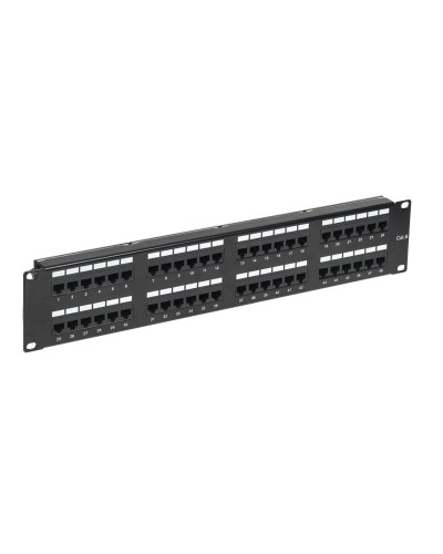 Панель коммутационная с кабельными органайзерами 19", 2U, 48 портов, RJ-45, CAT 6, UTP REXANT PRO (02-0232): Патч-панель 19" в Абакане