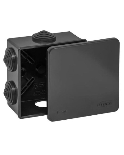 Коробка TYCO ОП 85х85х40мм УХЛ1 IP54 черный (67040Ч). Коробка распределительная. RuVinil в Абакане