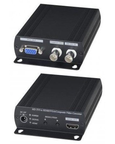 AD001HD4. Преобразователь-разветвитель AHD/HDCVI/HDTVI в HDMI/VGA/CVBS. SC&T в Абакане